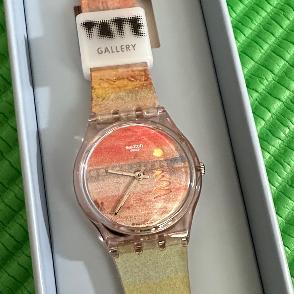 Swatch TURNER'S SCARLET SUNSET NIB